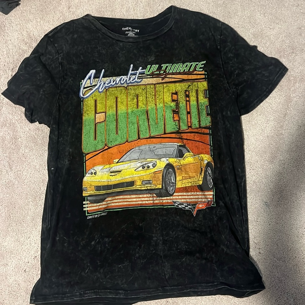 size large chemistry women’s graphic chevrolet t shirt